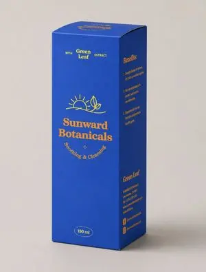 3D Product Box Dieline Visualization
