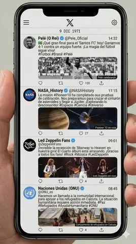 Historical Social Media Feed Generation