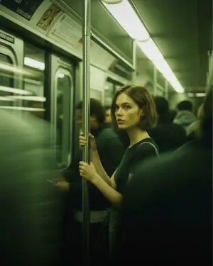 Cinematic Subway Portrait