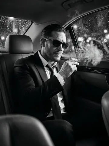 Cinematic Noir Luxury Car Portrait