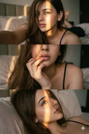 JSON Triptych Prompt for Intimate Bedroom Scene