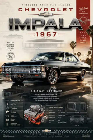 epic premium automotive poster of