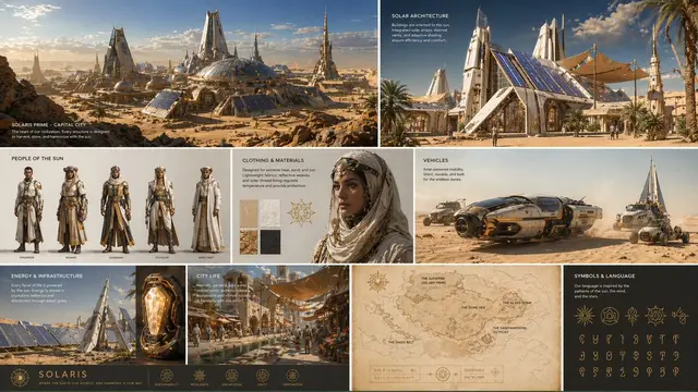 Solar Desert Worldbuilding Kit