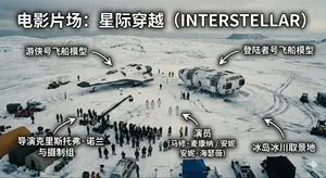 Aerial View of a Film Set