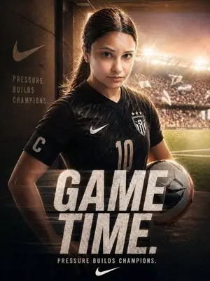 Soccer-Themed Motivational Poster
