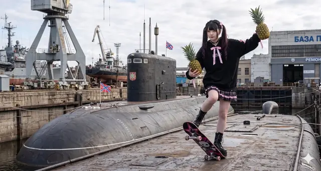 Submarine Base and Jirai-Kei Girl