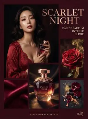 Luxurious Perfume Campaign Editorial Prompt