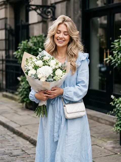 Social Media Post - Lifestyle Fashion Bouquet Portrait