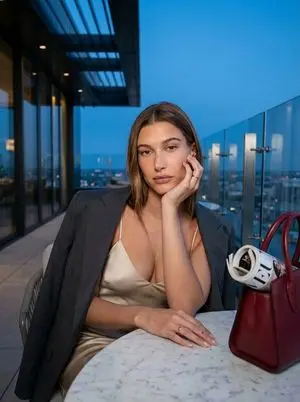 Blue Hour Rooftop Portrait