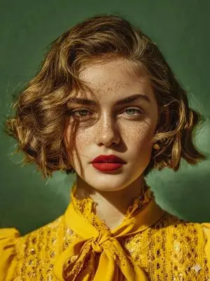 High-Fashion Magazine Cover Portrait