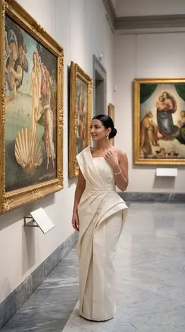 Museum High Fashion Editorial