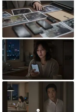Cinematic Korean Thriller Storyboard