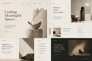 Minimal Interior Studio Website
