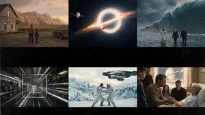 Interstellar-Inspired Cinematic Film Stills Prompt