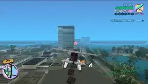 Retro Open-World Seaplane Screenshot