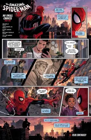 Full-Page Superhero Comic Layout