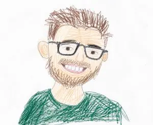 Childlike Colored Pencil Drawing