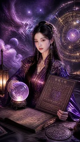 Cyberpunk Hanfu Mystic Diviner