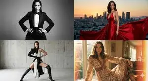 Four-Panel Ana de Armas Style Analysis Collage