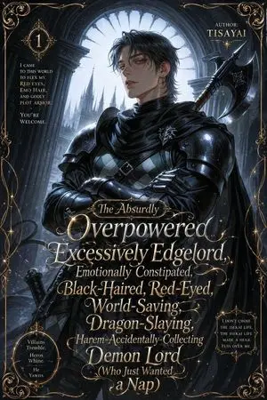 Parody Isekai Edgelord Novel Cover