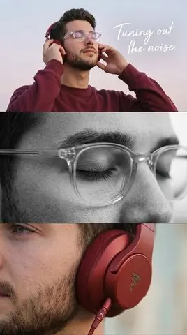 Minimalist Headphone Lifestyle Ad