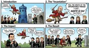 Nano Banana Pro Prompt: Harry Potter Style Slander