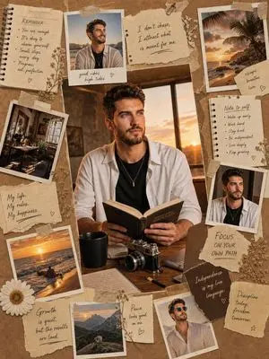 Vintage Scrapbook Aesthetic Collage