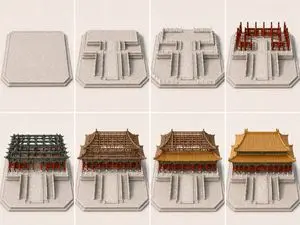 8-Panel Palace Hall Construction Board