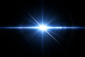 Electric Blue Lens Flare VFX