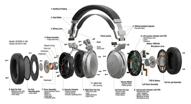 product design, [object or vehicle with material accents], exploded