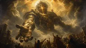 Clockwork Titan Baroque Painting