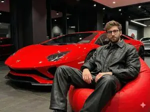 Luxury Showroom Fashion Contrast