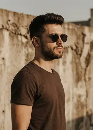 Cinematic Portrait of Man in Streetwear
