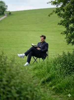 Peaceful Solitude Portrait in Nature Prompt