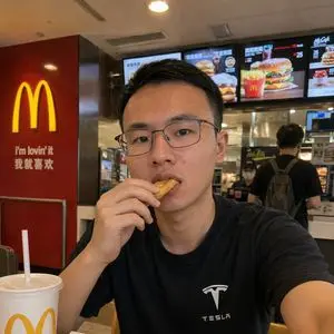 Realistic McDonald's Selfie Portrait