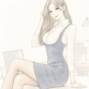 Pale Watercolor Line Art Transformation