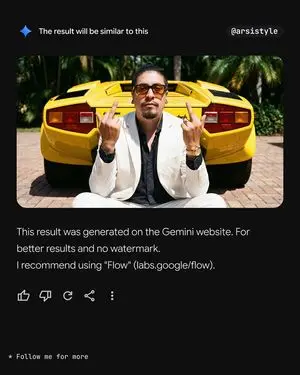 Defiant Subject with Vintage Sports Car