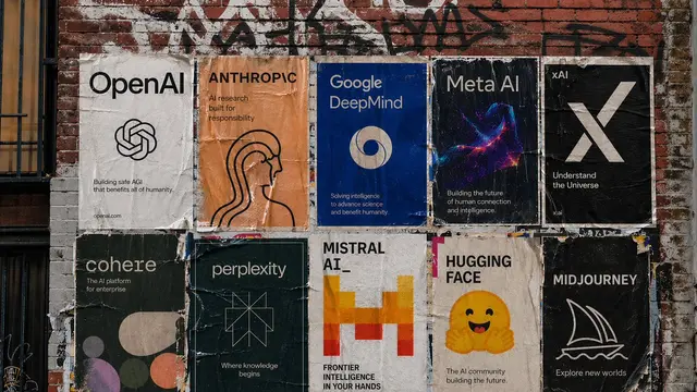 wheatpaste poster setup on a brick wall in sf