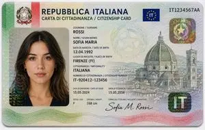 Realistic Identity Card Macro Photography