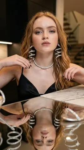Glamorous Luxury Interior Fashion Shot