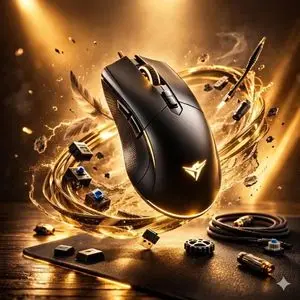 Futuristic Tech Product Advertisement Set