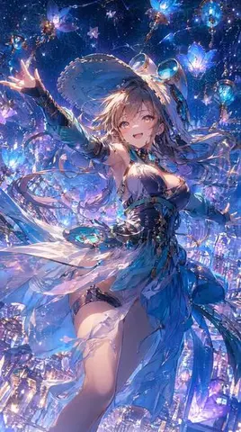 Celestial Blue Fantasy Dancer