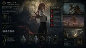 Dark Fantasy Makima Build Sheet
