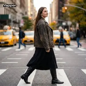 Cinematic Street Fashion Photography Prompt