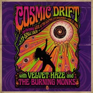 Psychedelic Cosmic Drift Concert Poster