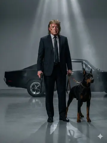 Full body cinematic shot of the person in the
