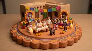 Tiny Clay World Diorama Generator