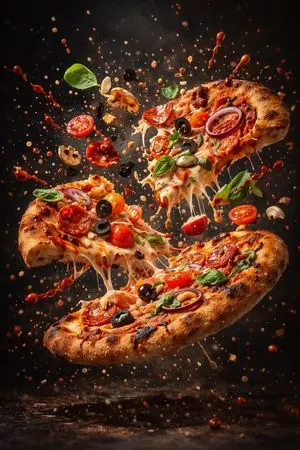 Cinematic Gourmet Burger Explosion Prompt (Code Style)