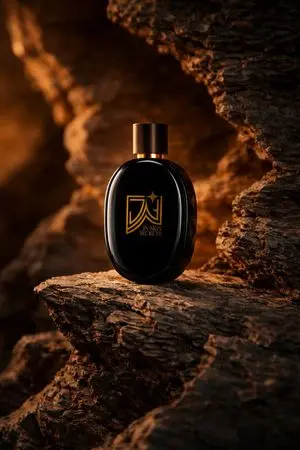 Ultra-realistic Cinematic Product Photograph of Perfume Bottle