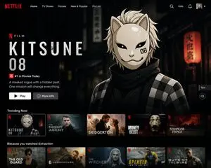 Netflix UI Homepage Generator